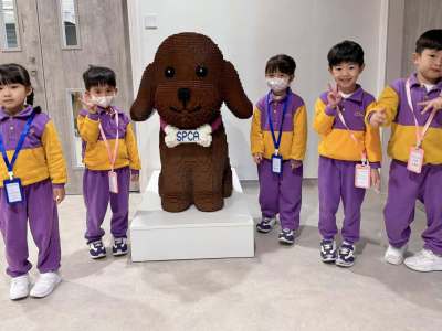 K2 kids visited the SPCA(HK